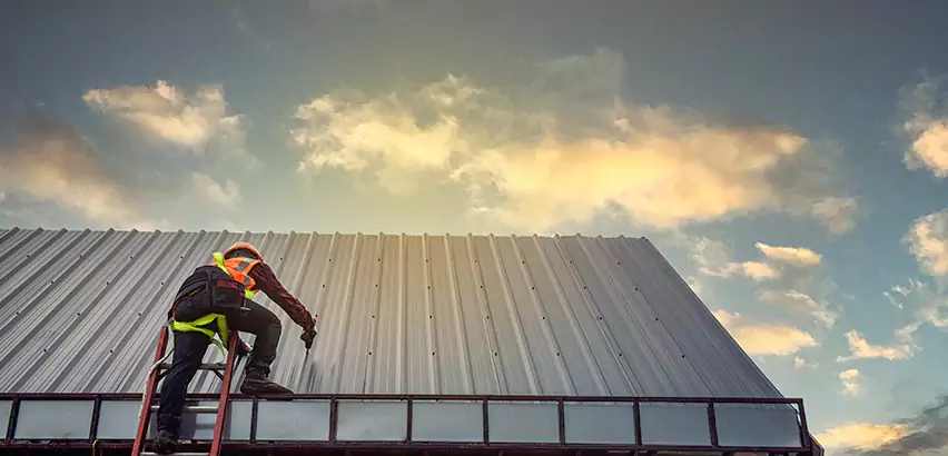 Commercial Built-Up Roof Installation in Hoffman Estates