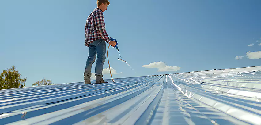 EPDM Roofing Installation Drip Edge in Hoffman Estates