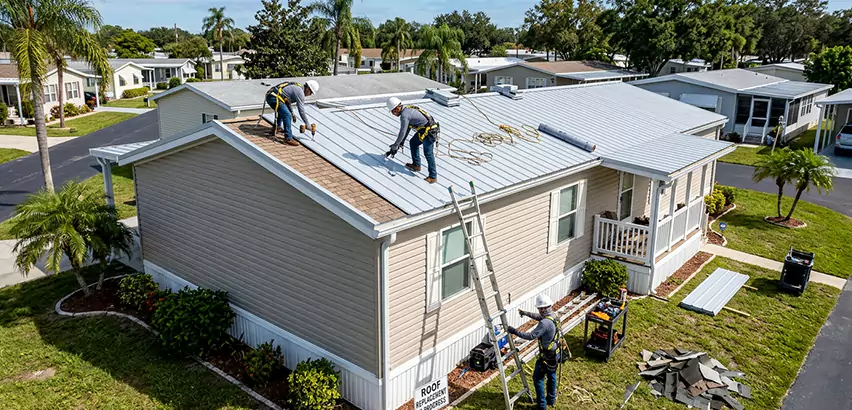 Mobile Home Metal Roof Replacement in Hoffman Estates