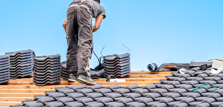 Replacing Tile Roof Underlayment in Hoffman Estates