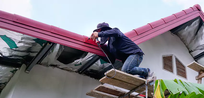 Residential Wind Damage Roof Repair in Hoffman Estates